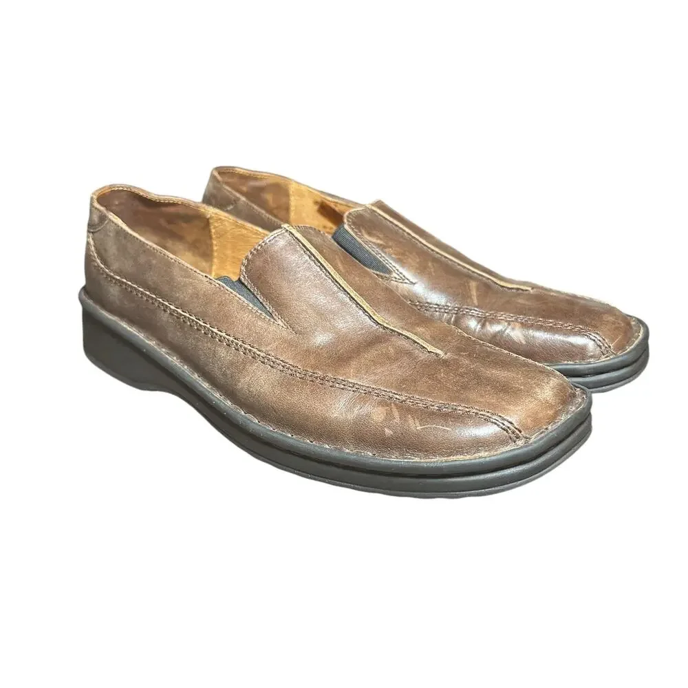 Josef Seibel Comfort loafer Sz 7.5 eu 40 Men Brown Leather Slip On sz 9 women’s